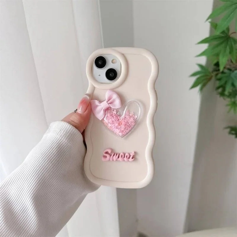For iPhone 16 15 14 Plus 13 12 11 Pro Max Xs Max XR X 8 7 6 6S Plus Phone Case Bow Macaron Candy Color Soft Matte Cover