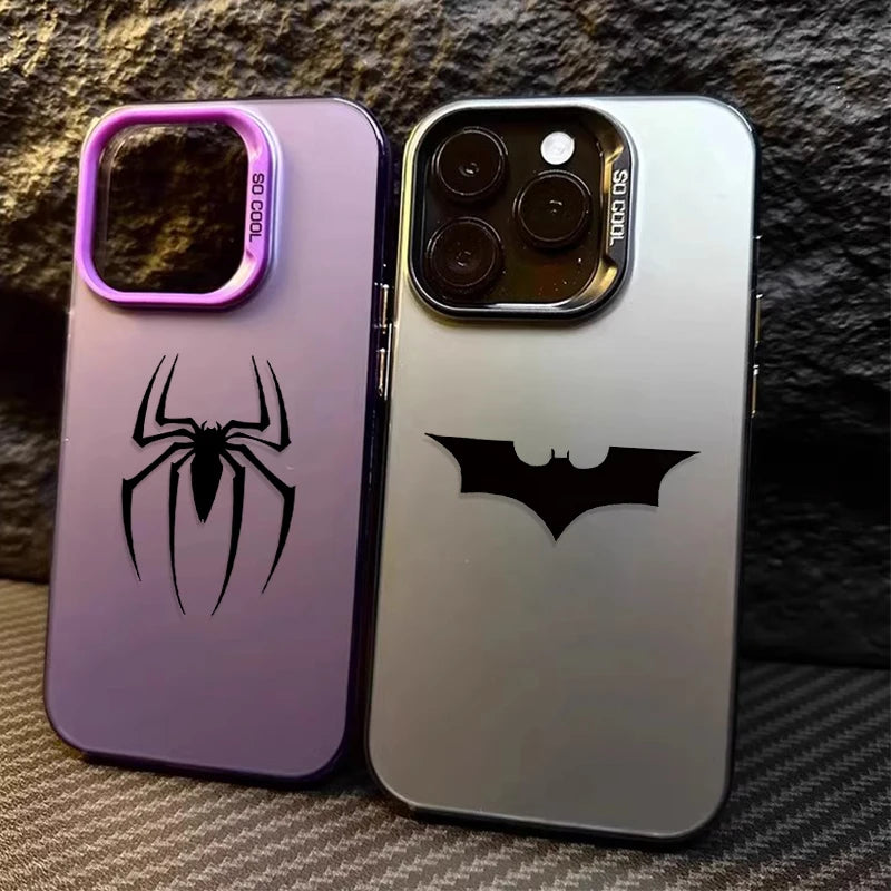 Marvel Spider Man Batmans Matte PC Case for Samsung Galaxy S24 S23 S22 S21 Ultra Plus FE A54 A34 A24 A14 A73 A53 A33 5G Note 20
