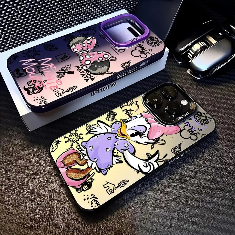 Fashion Mickey Minnie Mouse Phone Case For Xiaomi Redmi 14C 13C 12C 13 12 10 A1 A2 A3 A5 9T 9A K60 K40 4G 5G Anti Back Cover