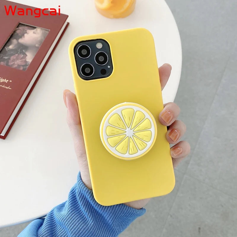 For Huawei Y7P Y6P Y5P P40 Pro Plus P30 P20 Pro Lite Y7 Y6 Prime Pro 2019 Case Fruit Avocado Orange Strawberry Peach Cute Cover
