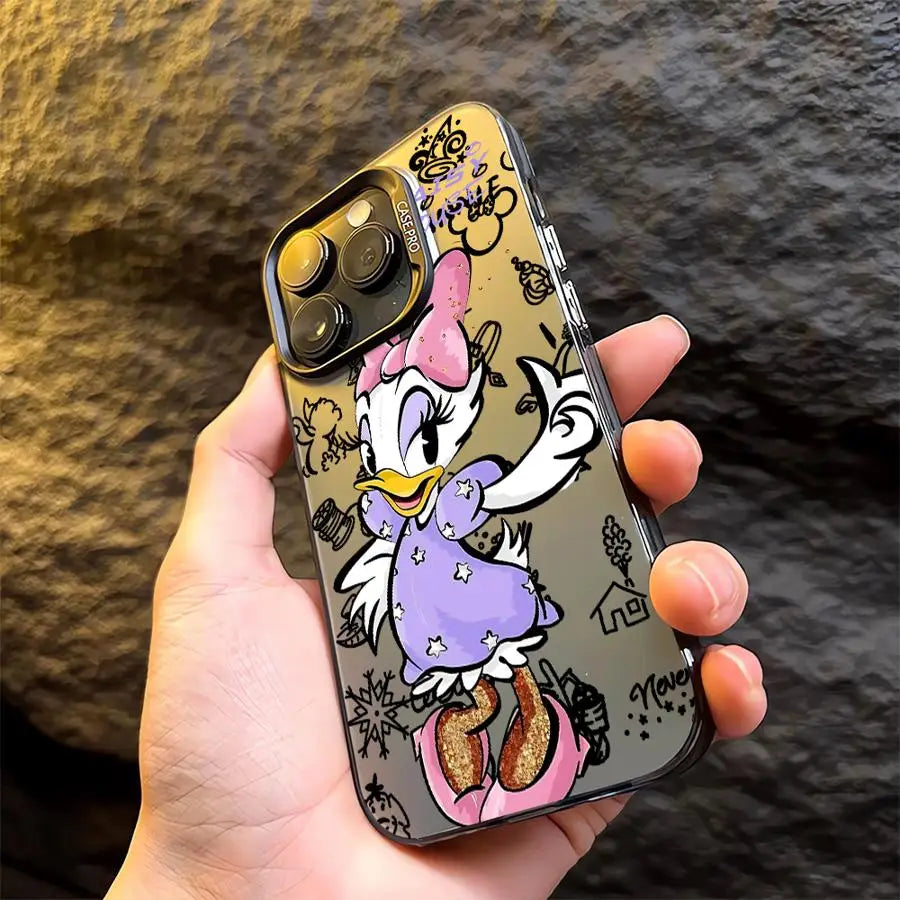 Fashion Mickey Minnie Mouse Phone Case For Xiaomi Redmi 14C 13C 12C 13 12 10 A1 A2 A3 A5 9T 9A K60 K40 4G 5G Anti Back Cover