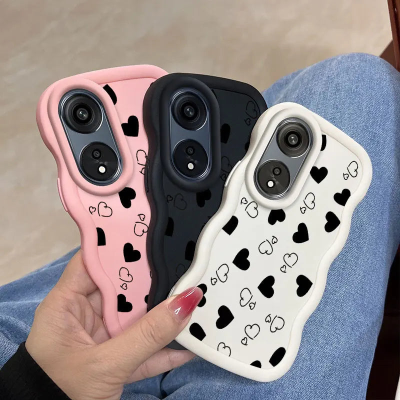 Romantic Heart Protect You For OPPO A38 With Flexible Case Featuring Shockproof Ideal For OPPO A Reno X 91 77 79 3 11 10 54 18