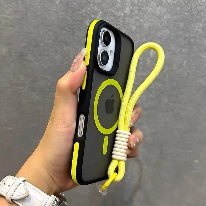 Adorable Bright-Colored Magnetic Phone Cover for Samsung Galaxy S25 S24 Ultra 5G S23 Plus S22 Matte Translucent Shockproof Case