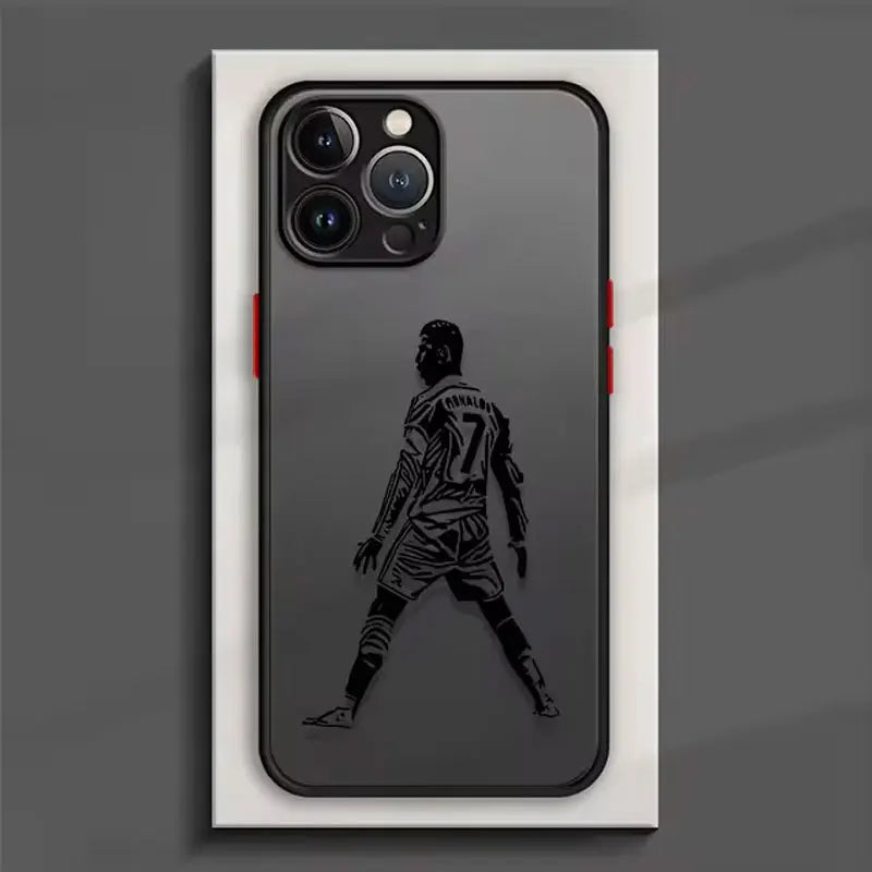Football Star Cristiano Ronaldo Number 7 Jersey Phone Case For iPhone 16 17 Air 15 11 12 13 14 Pro Max Mini X XR XS Max 8 Cover