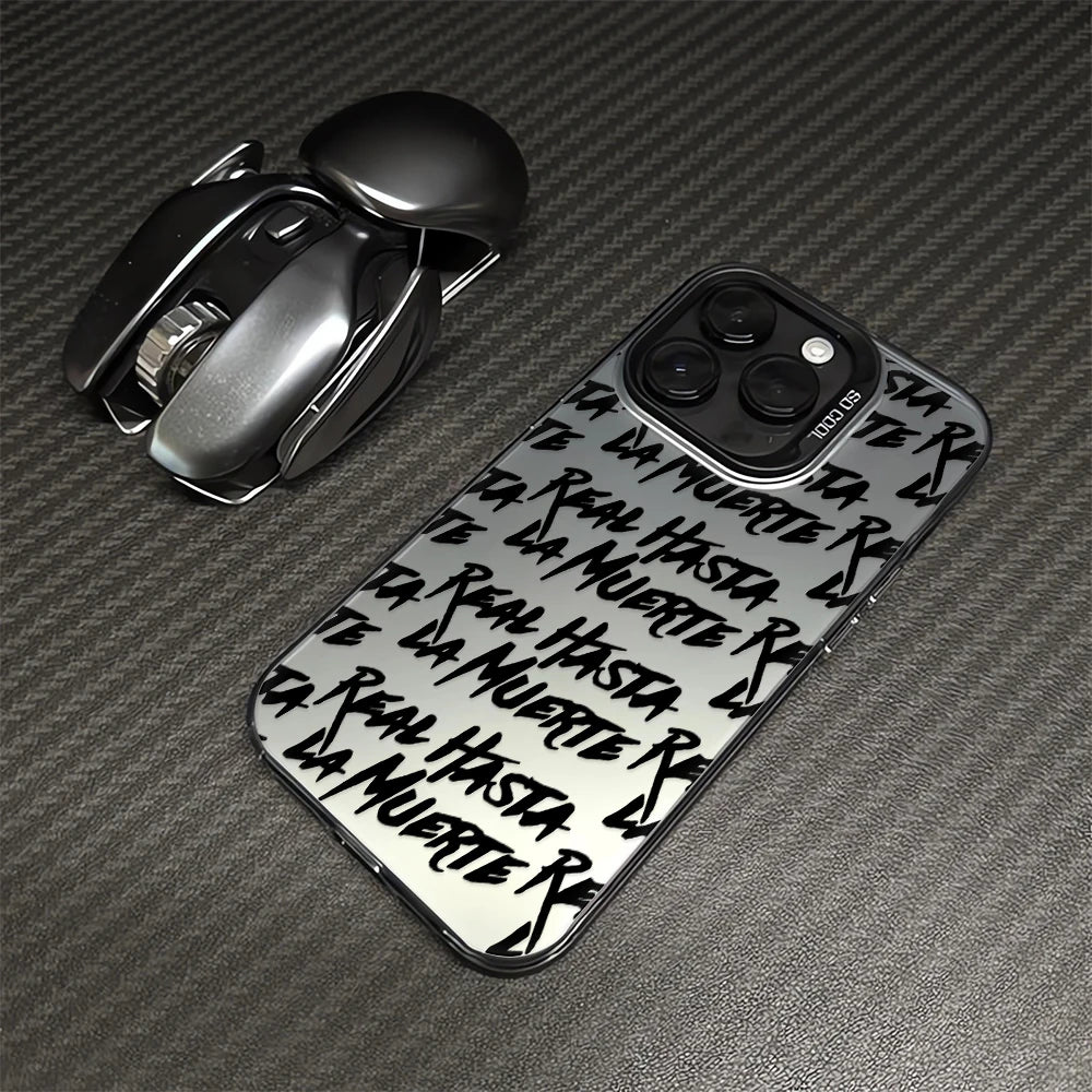 Anuel AA rapper Hot Plating Shockproof Back Bumper Phone Case for iPhone 16 15 14 13 12 11 Pro Max 16E 16 15 14 Plus Case