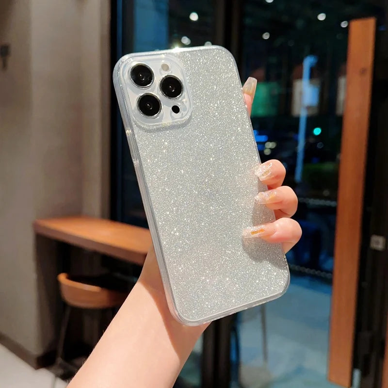 For Vivo V27 Pro V27E V25 Pro V23 Pro V23E V21 4G 5G V20 Pro Y77E Y77 Soft Transparent Phone Case With  Bling Back Cover Cases