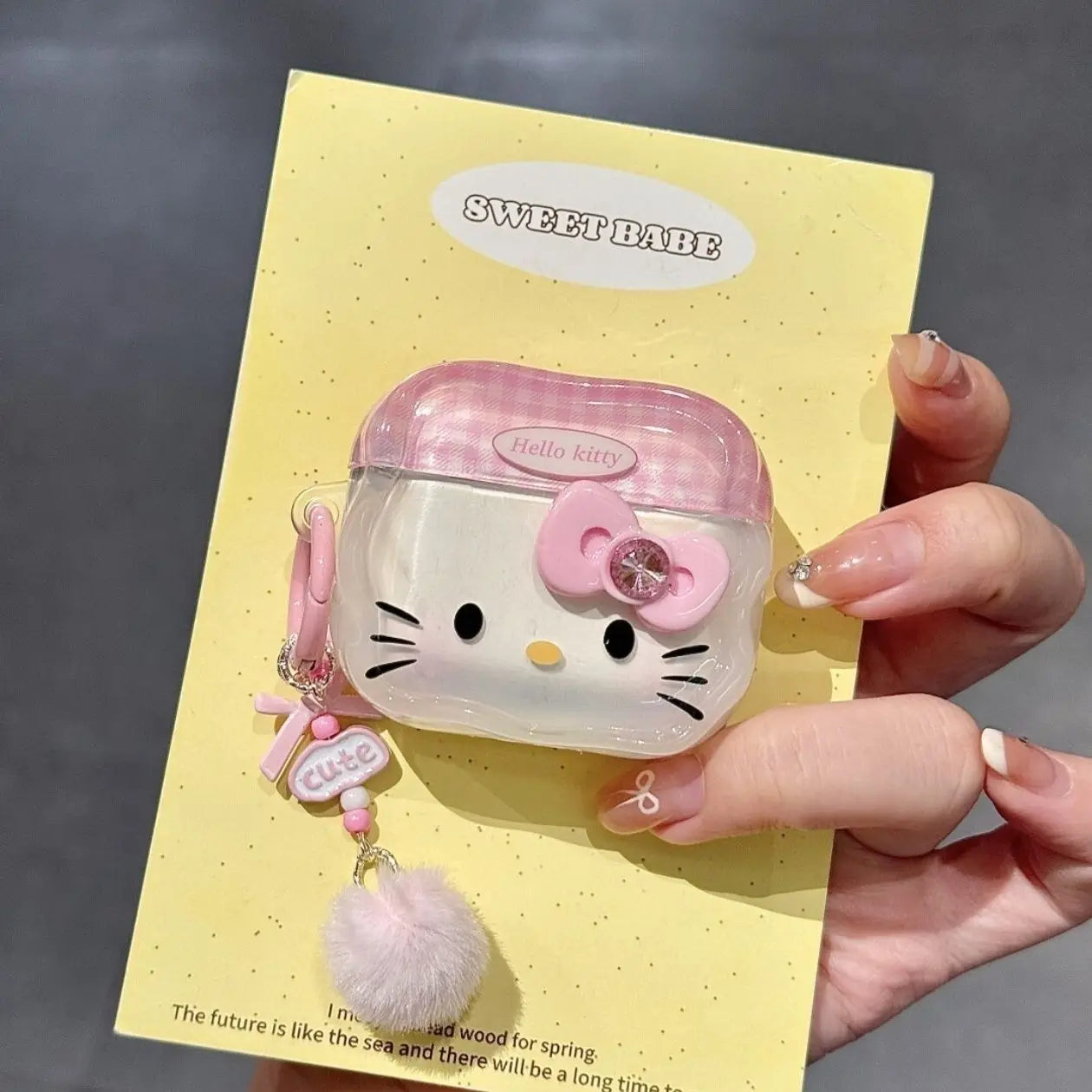 Kawaii Sanrio Hello Kitty Earphone Case for Apple AirPods Pro Earphone Case Anime Cartoon Cute 1/2 Generation Girl's Gifts Toys