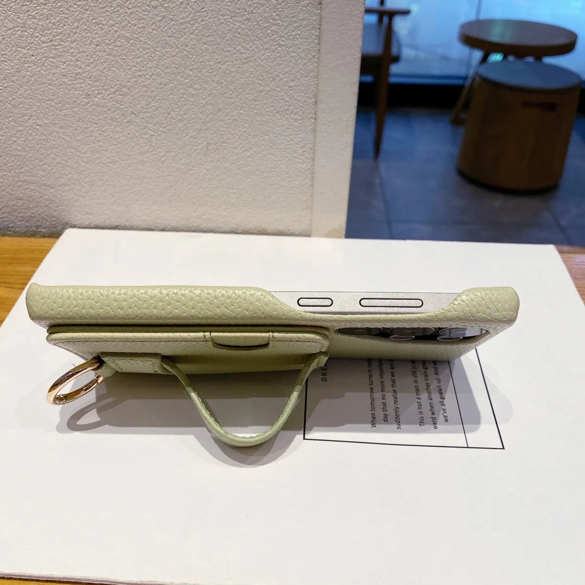 Luxury Litchi Pattern PU Leather Wallet Case For Samsung Galaxy S25 S21 S23 S24 S20 Note 20 Green Card Holder Wrist Strap Cover