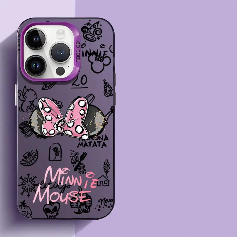 Fashion Mickey Minnie Mouse Phone Case For Xiaomi Redmi 14C 13C 12C 13 12 10 A1 A2 A3 A5 9T 9A K60 K40 4G 5G Anti Back Cover