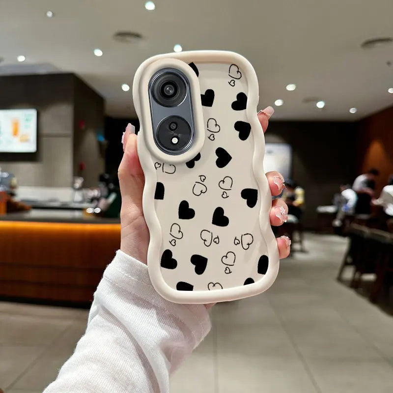 Romantic Heart Protect You For OPPO A38 With Flexible Case Featuring Shockproof Ideal For OPPO A Reno X 91 77 79 3 11 10 54 18