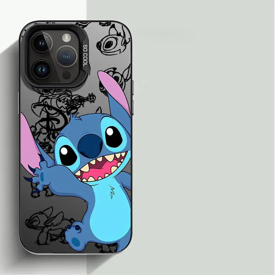 Disney Cartoon Stitch Phone Case for iPhone 12 Pro 16 15 Plus XR 13 XS Max 14 Pro X 11 Pro Max 11 Pro TPU Back Soft Cover