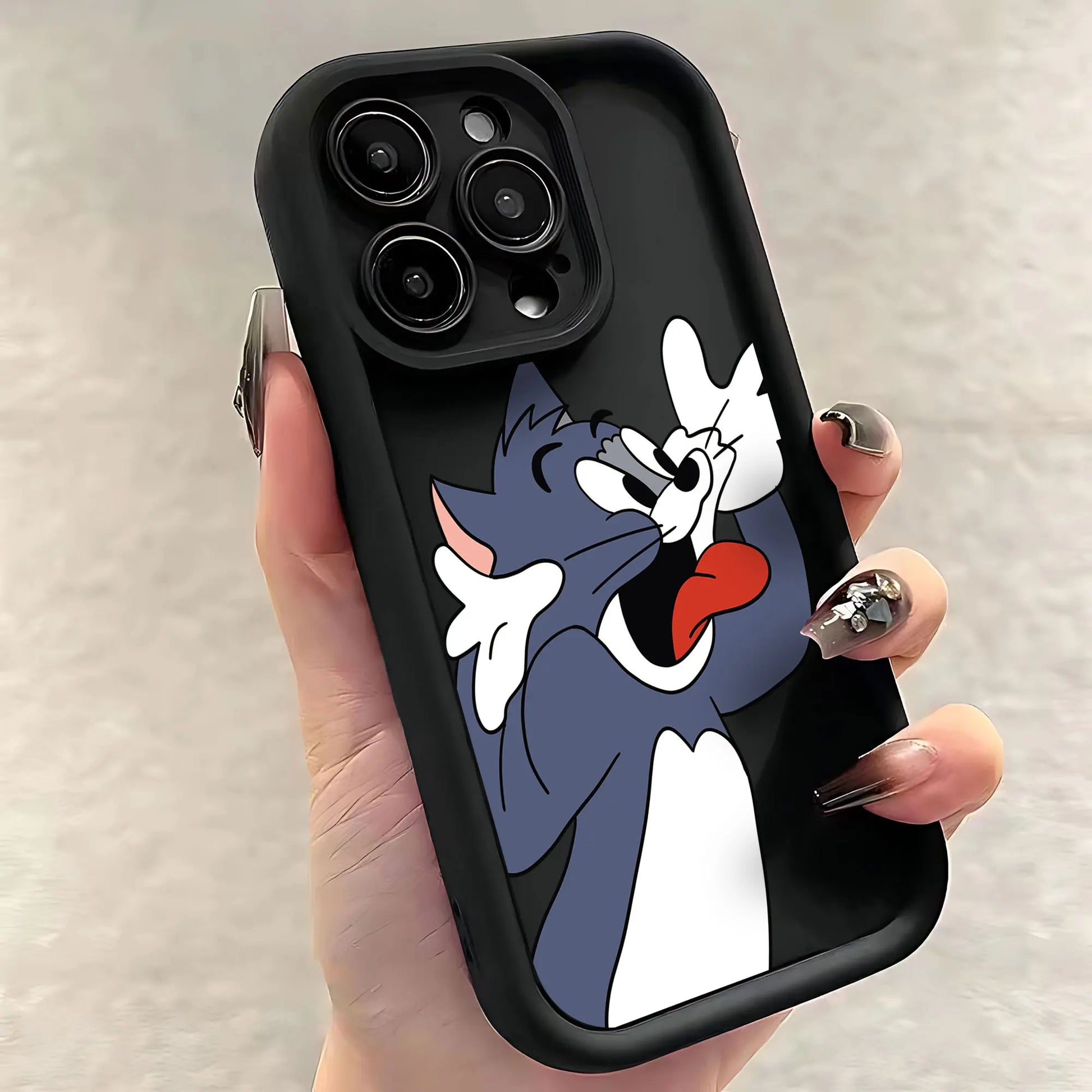 Cartoon Cute Toms Jerrys Phone Case for iPhone 16 15 14 13 12 11 Pro Max Mini XR XS X 7 8 6 6s Plus Soft TPU Back Cover