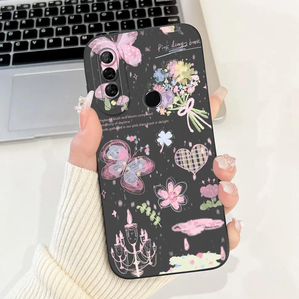 6.59" For Huawei Y9 Prime 2019 Case Stylish Cartoon Girls Cover Soft Silicone For Huawei Y9 Prime Y9Prime STK-L21 Phone Cases
