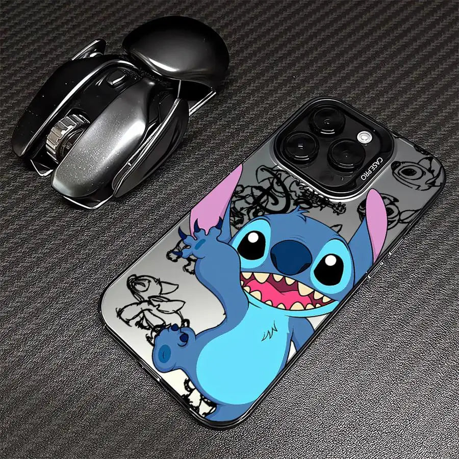 Disney Cartoon Stitch Phone Case for iPhone 12 Pro 16 15 Plus XR 13 XS Max 14 Pro X 11 Pro Max 11 Pro TPU Back Soft Cover
