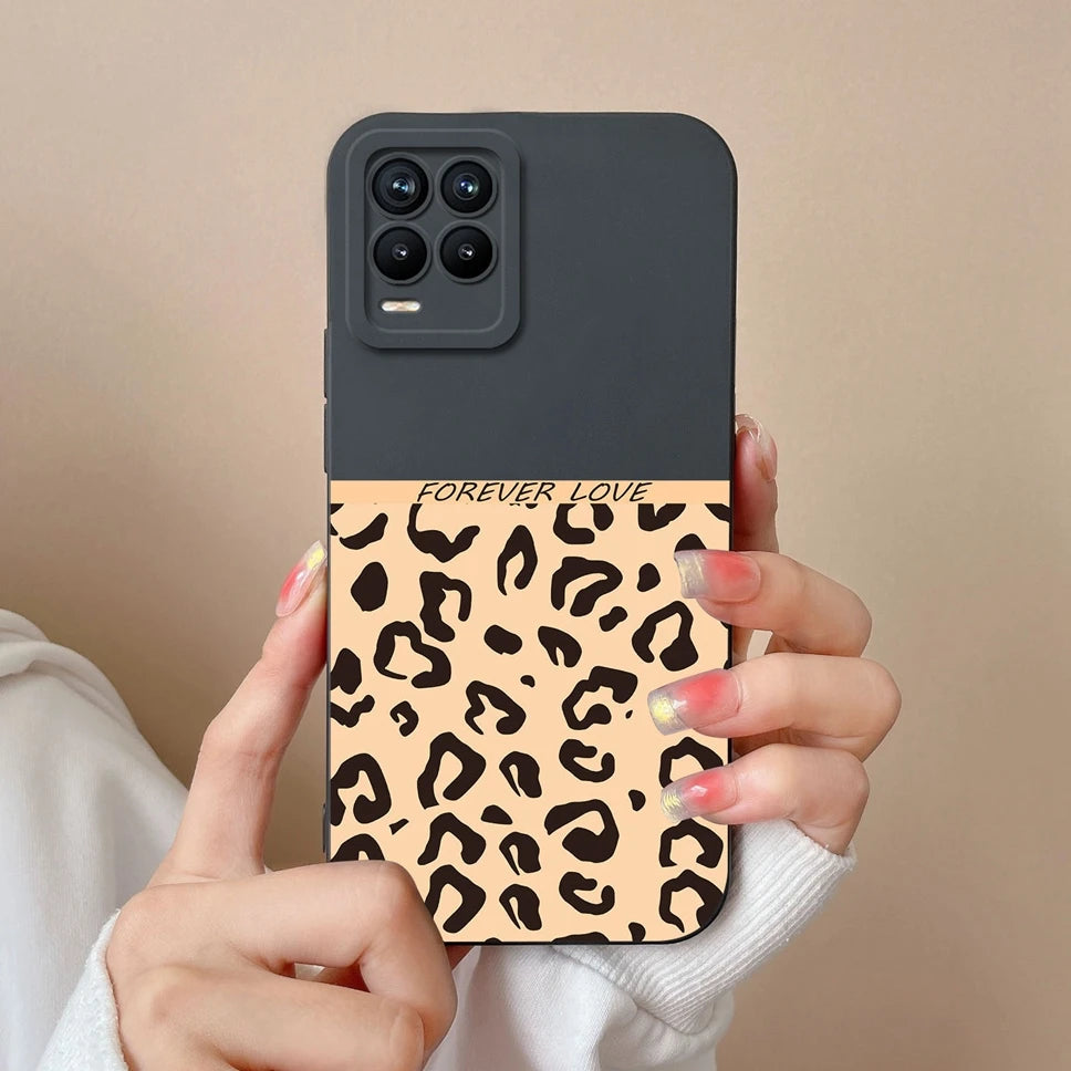 Cases For Realme 8 Pro 4G Shell Lovely Cartoon Astronaut Pattern Soft Liquid Silicone Phone Covers For Realme8 8Pro Fundas Coque