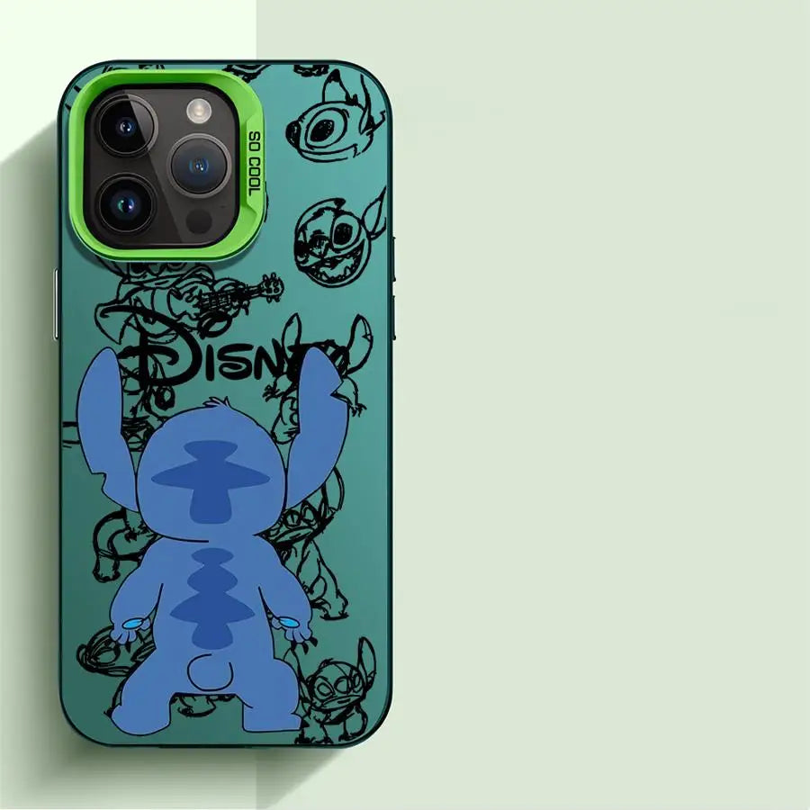 Disney Cartoon Stitch Phone Case for iPhone 12 Pro 16 15 Plus XR 13 XS Max 14 Pro X 11 Pro Max 11 Pro TPU Back Soft Cover