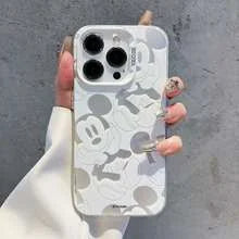 Cartoon Mickey Phone Case For Samsung Galaxy S25 S24 S23 S22 S21 Plus FEUltra A36 A26 A55 A35 A25 A34 A54 A53 A52 Y2K Back Cover