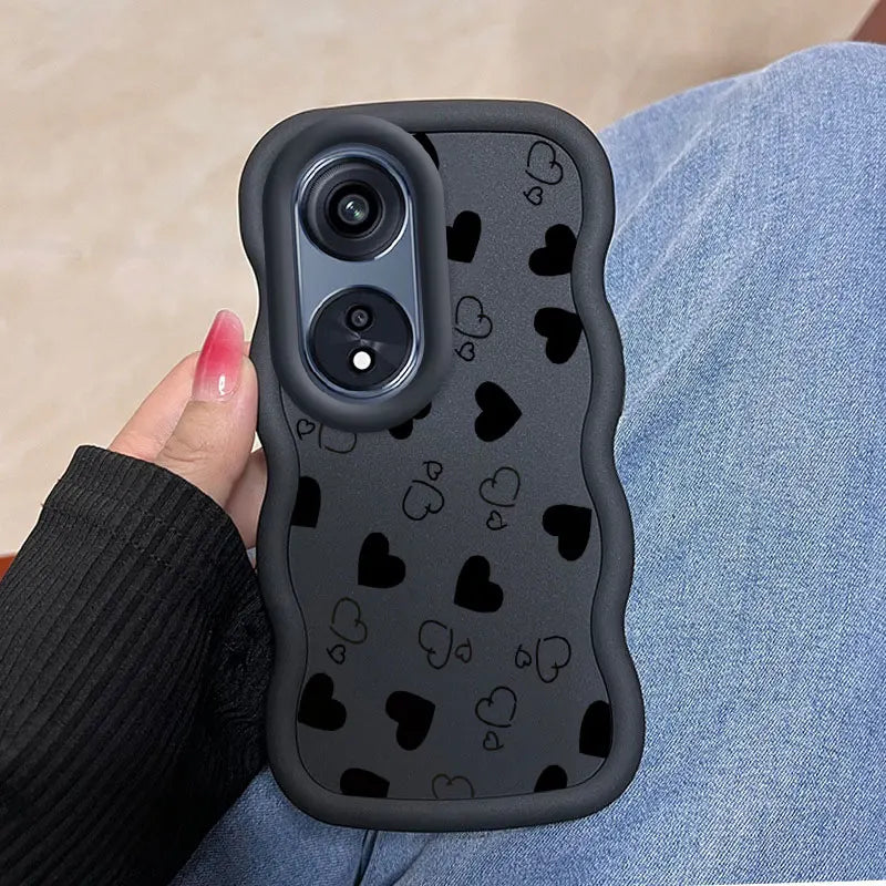 Romantic Heart Protect You For OPPO A38 With Flexible Case Featuring Shockproof Ideal For OPPO A Reno X 91 77 79 3 11 10 54 18