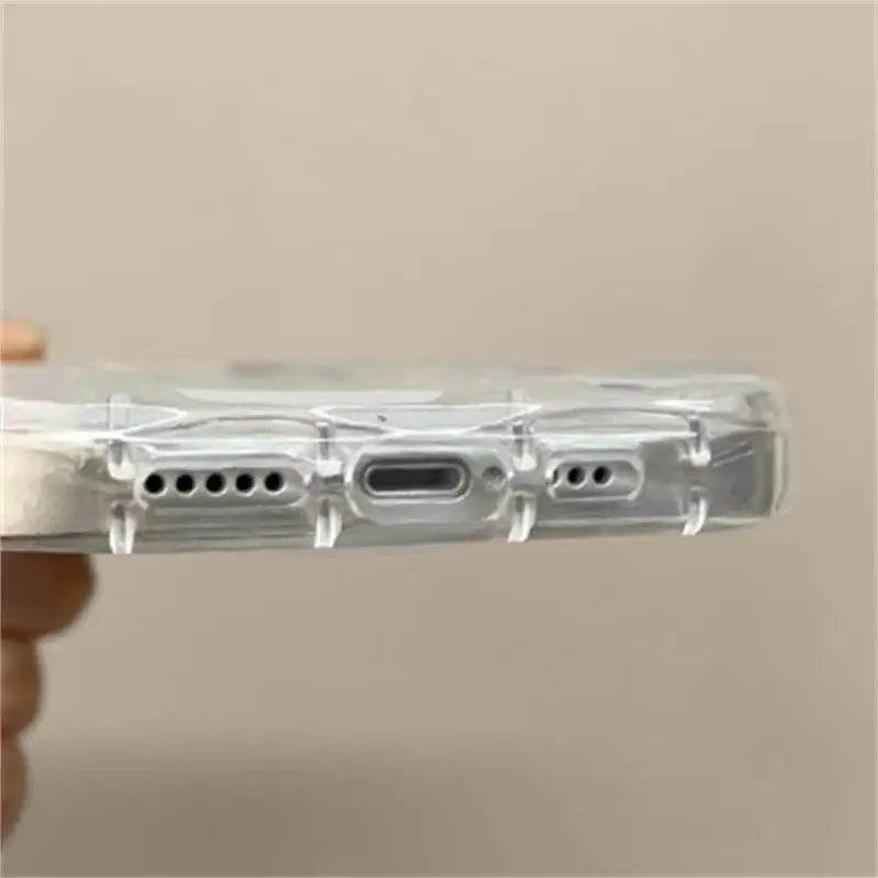 Phone Cases For IPhone 15 Pro Max 14 11 12 13 Mini XR 6s 6 8 7 Plus X XS SE 2020 Soft TPU Flower Bracelet Chain Shockproof Case