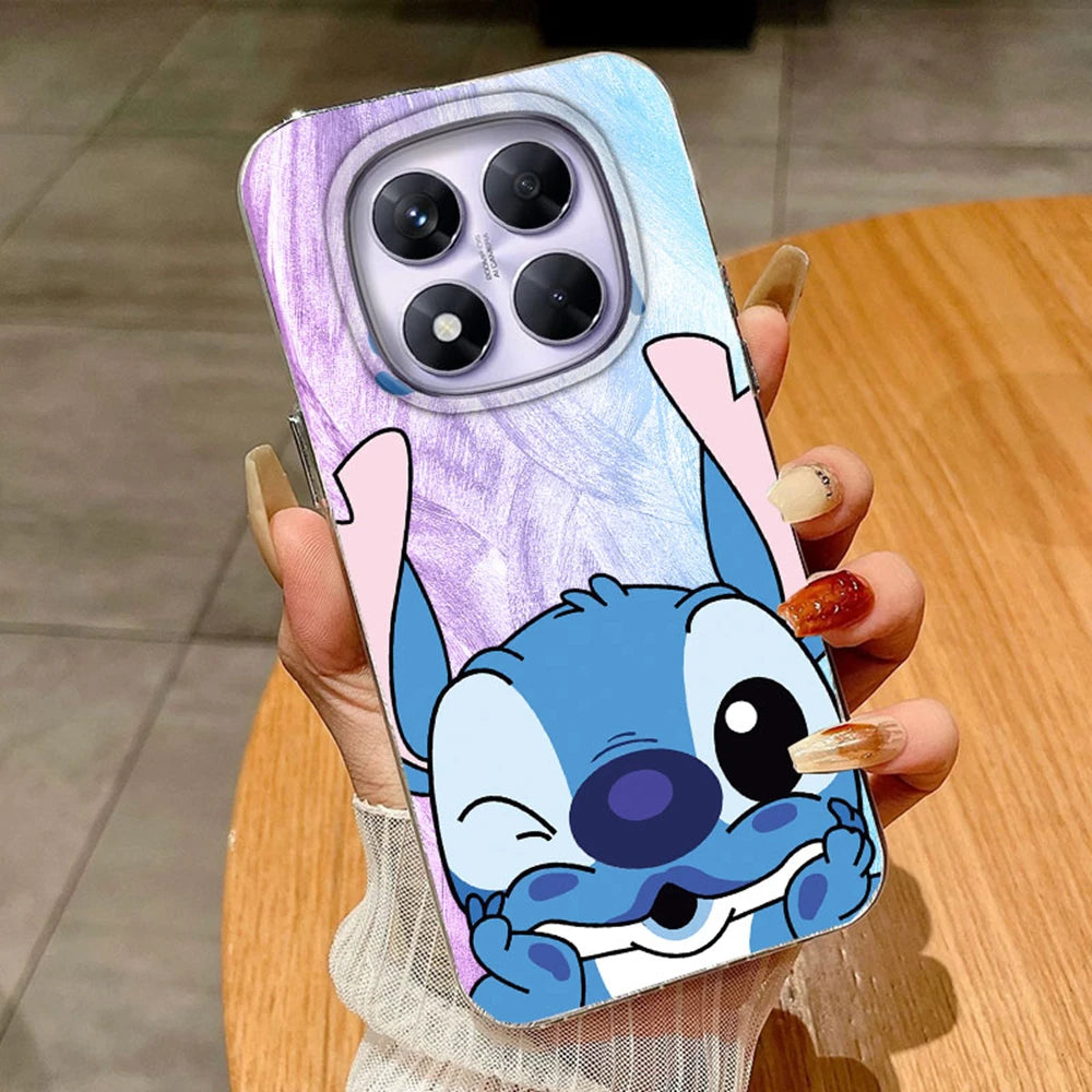 Green Gradient Stitch Couple Phone Cases for Xiaomi Redmi Note 14 13 12 11 11S 10 10S 8 Pro 13C 14C A5 A3 A4 A3X 9A 9C A1 Cover