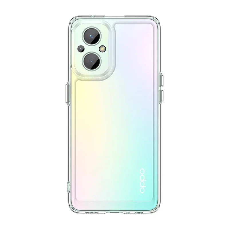 Shockproof Candy Silicone Bumper Phone Case for OnePlus Nord N20 5G OPPO A96 5G Reno7 Z 5G Reno7 Lite F21 pro 5G Reno8 Lite
