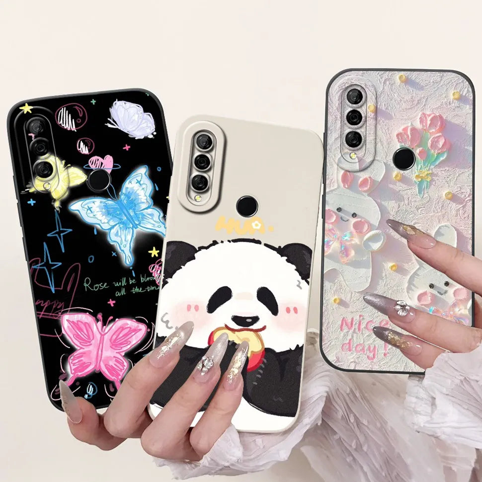 6.59" For Huawei Y9 Prime 2019 Case Stylish Cartoon Girls Cover Soft Silicone For Huawei Y9 Prime Y9Prime STK-L21 Phone Cases