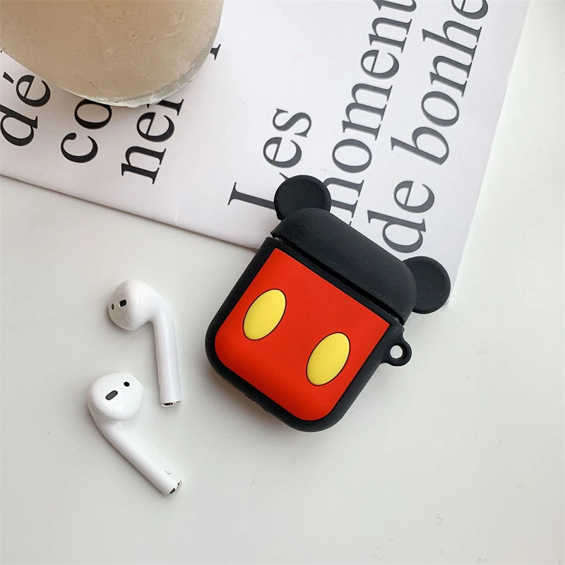 Cute Polka Dots Bow Silicone Case For Apple AirPods 2 3 4 Pro Pro2 Earphone Charging Headphones Case Airpods Protect Cover