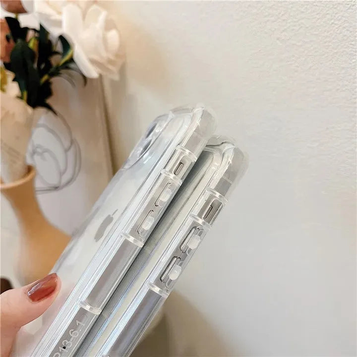 Saniro Pom Purin Case For iPhone 16 15 14 13 12 11 Pro Max 16E XR XS X 8 7 Plus SE 2020 Printing Clear Silicone Protective Cover