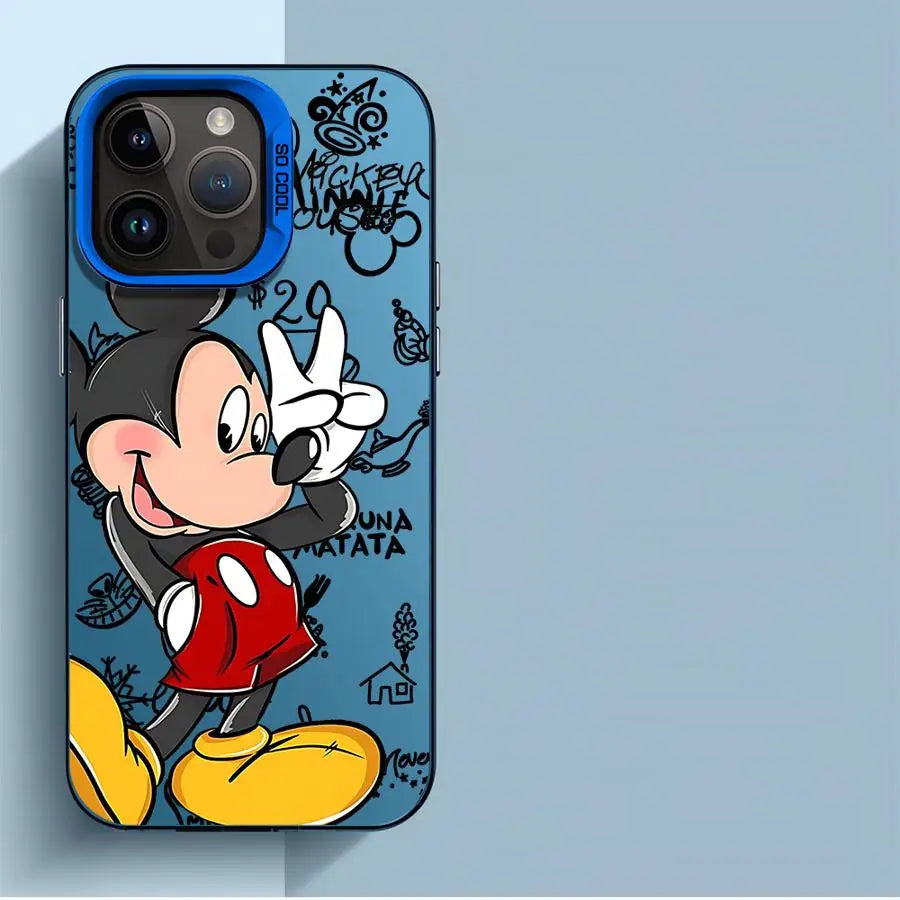Fashion Mickey Minnie Mouse Phone Case For Xiaomi Redmi 14C 13C 12C 13 12 10 A1 A2 A3 A5 9T 9A K60 K40 4G 5G Anti Back Cover