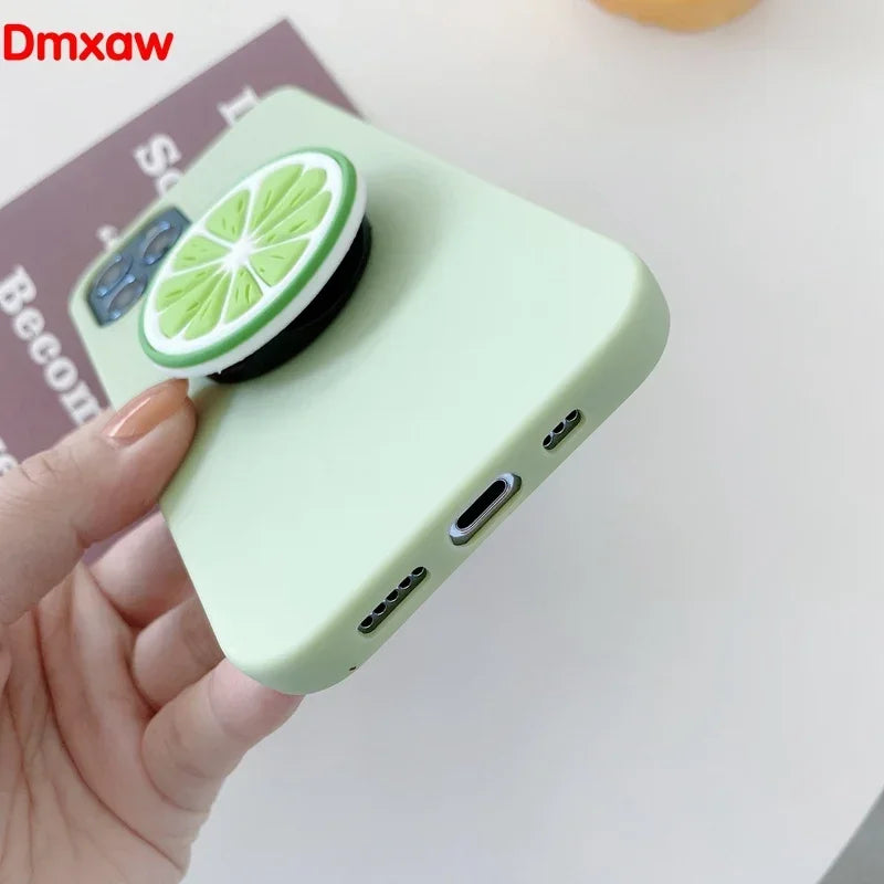 3D Luxury Cartoon fruit Holder Cover for Samsung Galaxy J7 J5 Pro 2017 A7 A5 2017 J7 2015 J3 2016 J2 Grand Prime Case +Holder