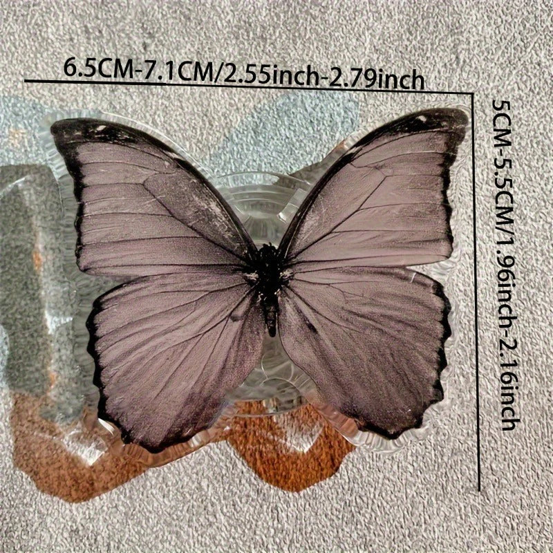 Acrylic Butterfly Phone Stand Socket Holder Grip Trendy mobile phone accessories Applicable For Apple Huawei Xiaomi Samsung case