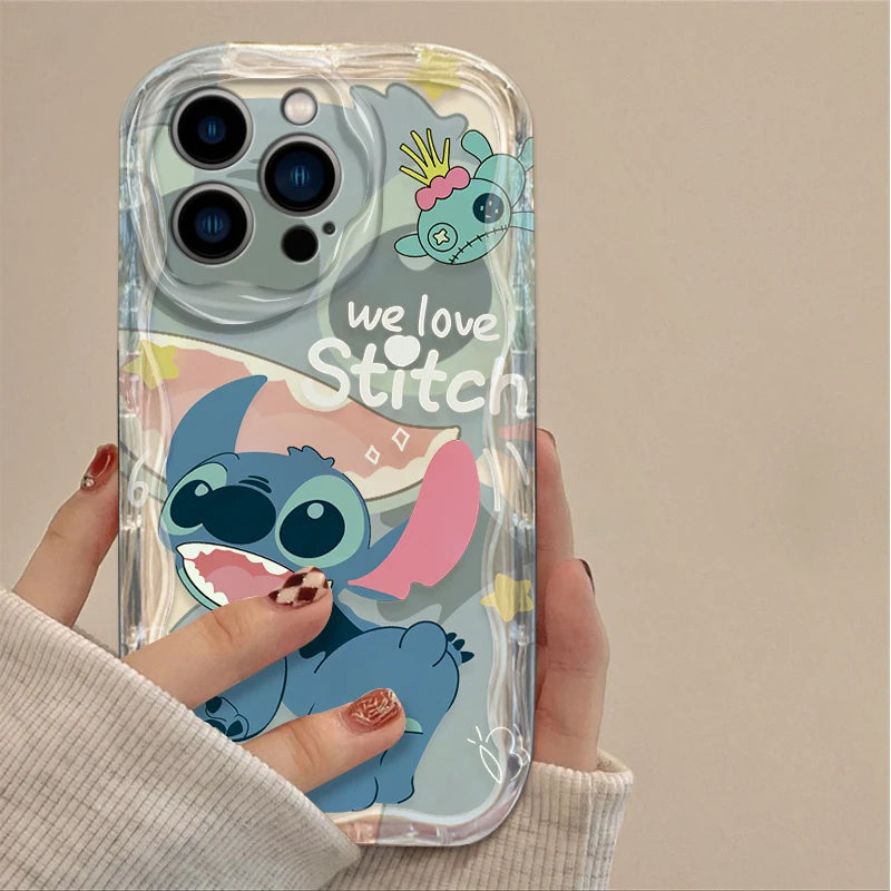 Cartoon Stitch Angel Case For Honor X9C X7C X5B Plus X6B 200 90 Smart X8B X9B X6A X8 X7 X8A 20 X6 X7A X6S X7B Magic 6 Lite Cover