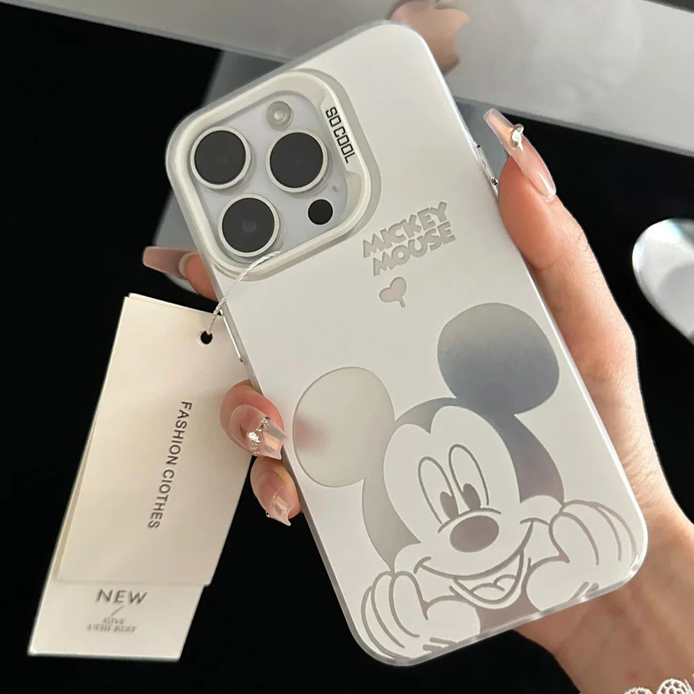 Cartoon Mickey Phone Case For Samsung Galaxy S25 S24 S23 S22 S21 Plus FEUltra A36 A26 A55 A35 A25 A34 A54 A53 A52 Y2K Back Cover