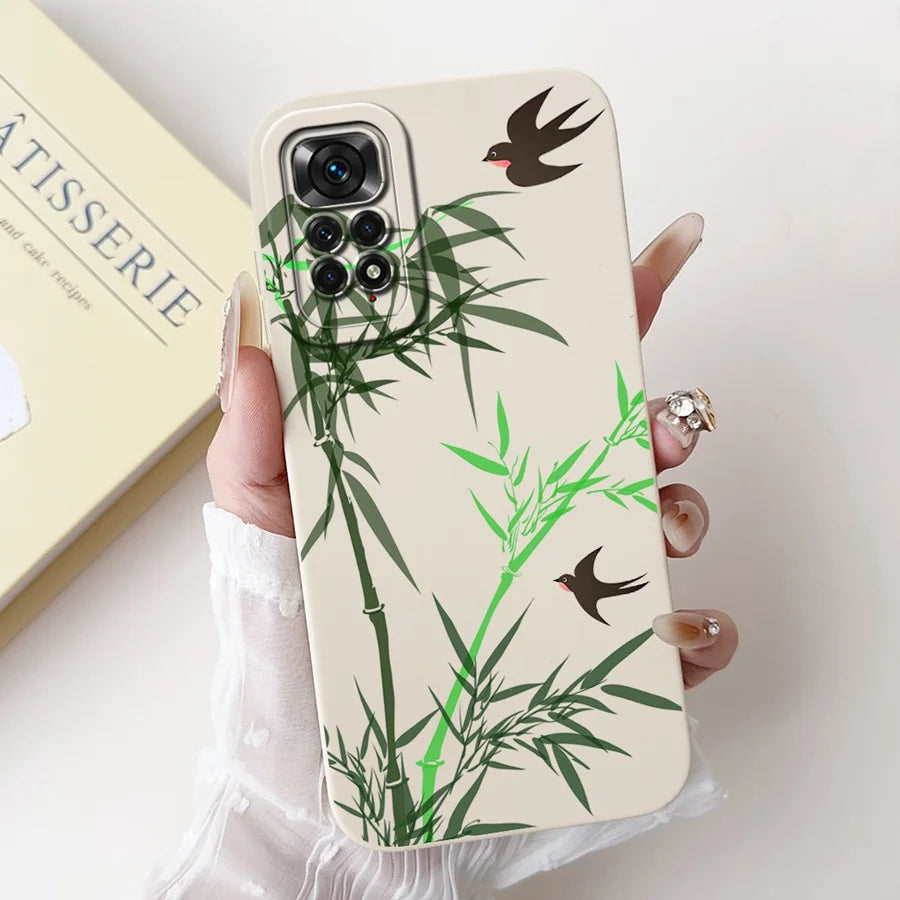 Case for Redmi Note 11 11S 4G 11 Pro Couqe Matte Soft Silicone Cartoons Funda Shockproof  Phone Bags For Note11 11S Back Covers