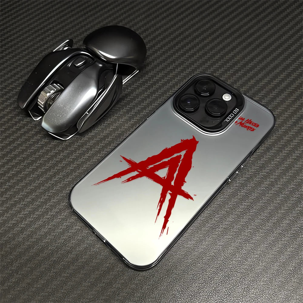 Anuel AA rapper Hot Plating Shockproof Back Bumper Phone Case for iPhone 16 15 14 13 12 11 Pro Max 16E 16 15 14 Plus Case