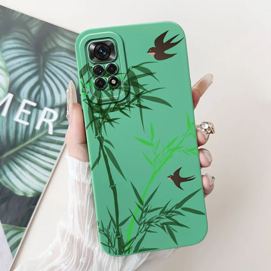 Case for Redmi Note 11 11S 4G 11 Pro Couqe Matte Soft Silicone Cartoons Funda Shockproof  Phone Bags For Note11 11S Back Covers