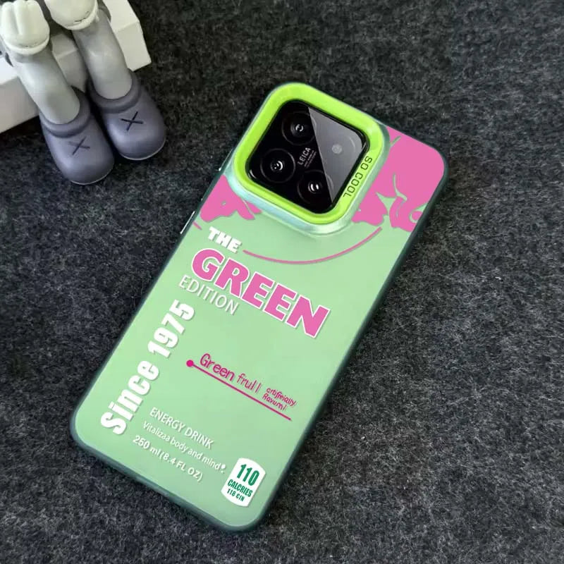 Fashion Red Trend B-Bulles Cover For Xiaomi Redmi Note 14 13 12S Pro Plus 4G 5G Colorful Silver Phone Case