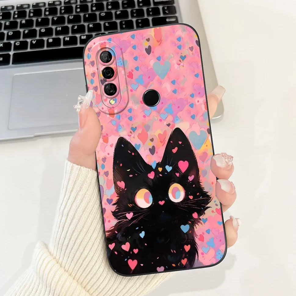 6.59" For Huawei Y9 Prime 2019 Case Stylish Cartoon Girls Cover Soft Silicone For Huawei Y9 Prime Y9Prime STK-L21 Phone Cases