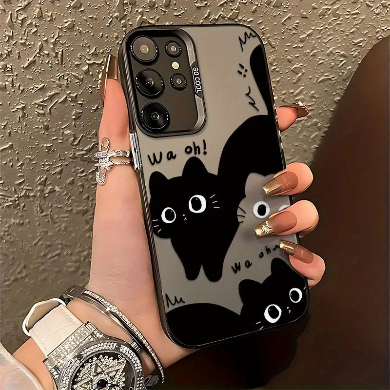 Love Heart Pattern Hard Case For Samsung S25 Ultra S23 FE S22 S24 A55 5G A56 A54 A24 A53 A52S A36 A35 A34 A25 A16 A15 Case Cover
