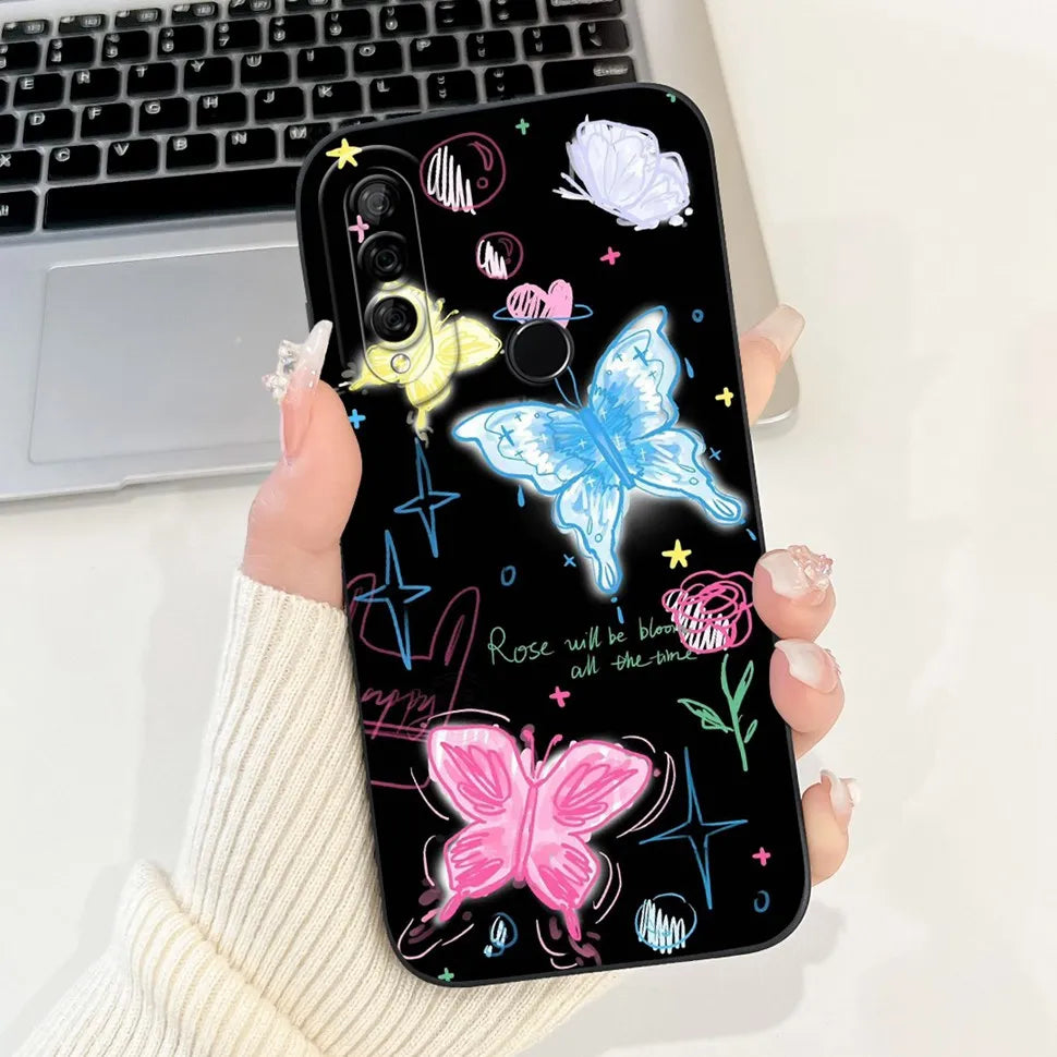 6.59" For Huawei Y9 Prime 2019 Case Stylish Cartoon Girls Cover Soft Silicone For Huawei Y9 Prime Y9Prime STK-L21 Phone Cases