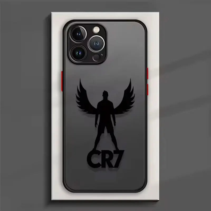 Football Star Cristiano Ronaldo Number 7 Jersey Phone Case For iPhone 16 17 Air 15 11 12 13 14 Pro Max Mini X XR XS Max 8 Cover