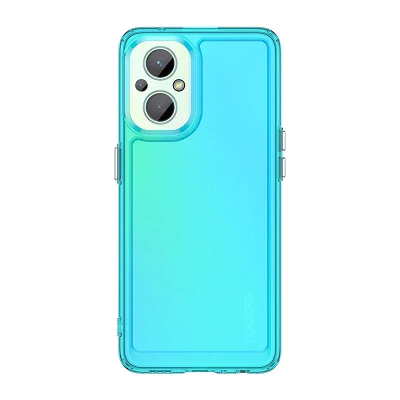 Shockproof Candy Silicone Bumper Phone Case for OnePlus Nord N20 5G OPPO A96 5G Reno7 Z 5G Reno7 Lite F21 pro 5G Reno8 Lite