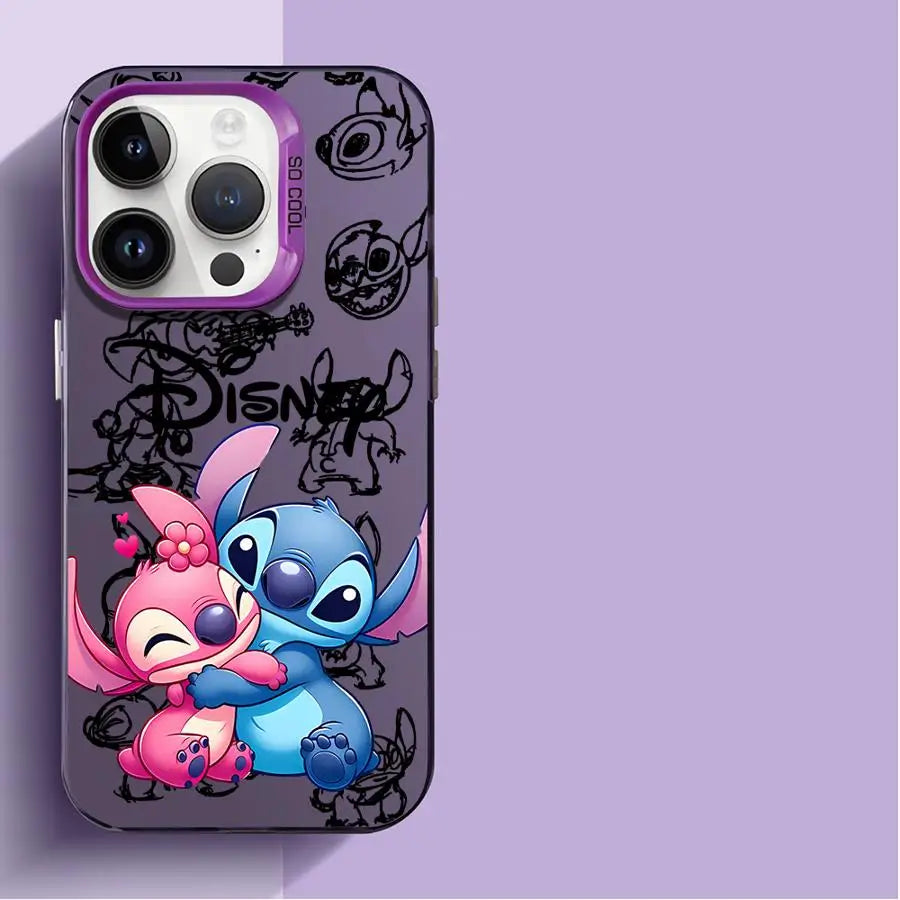 Disney Cartoon Stitch Phone Case for iPhone 12 Pro 16 15 Plus XR 13 XS Max 14 Pro X 11 Pro Max 11 Pro TPU Back Soft Cover