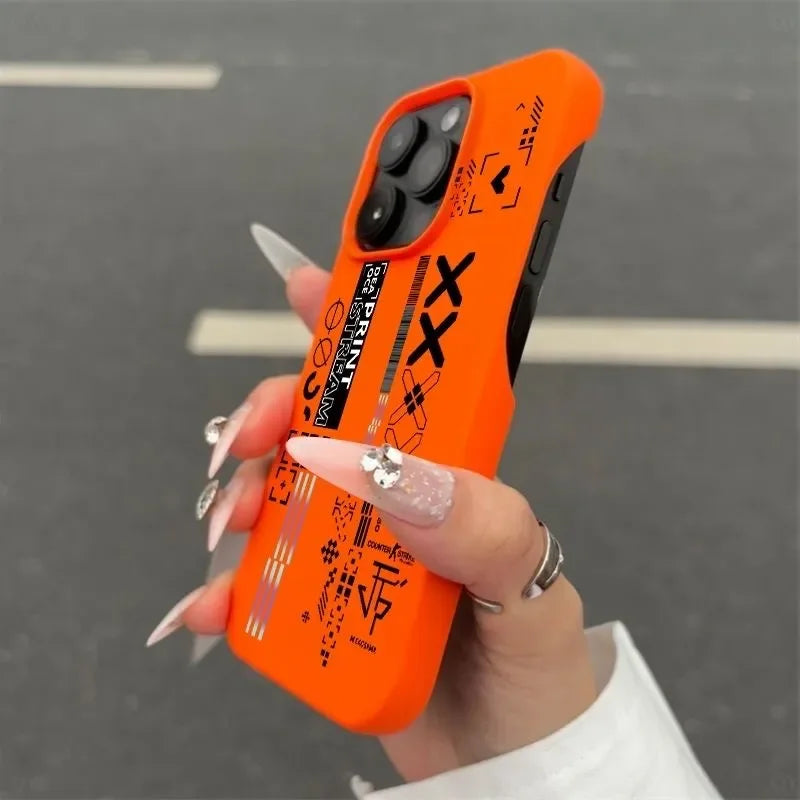 Graffiti CS-GO Fashion Half Pack Soft For iPhone Case 16 15 14 13 12 11 Pro Plus Anti-Drop Shockproof Phone Y2K Cool INS Cover