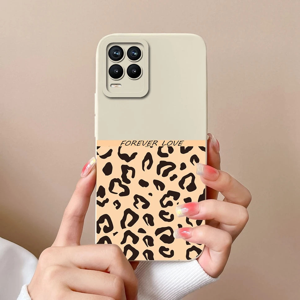 Cases For Realme 8 Pro 4G Shell Lovely Cartoon Astronaut Pattern Soft Liquid Silicone Phone Covers For Realme8 8Pro Fundas Coque