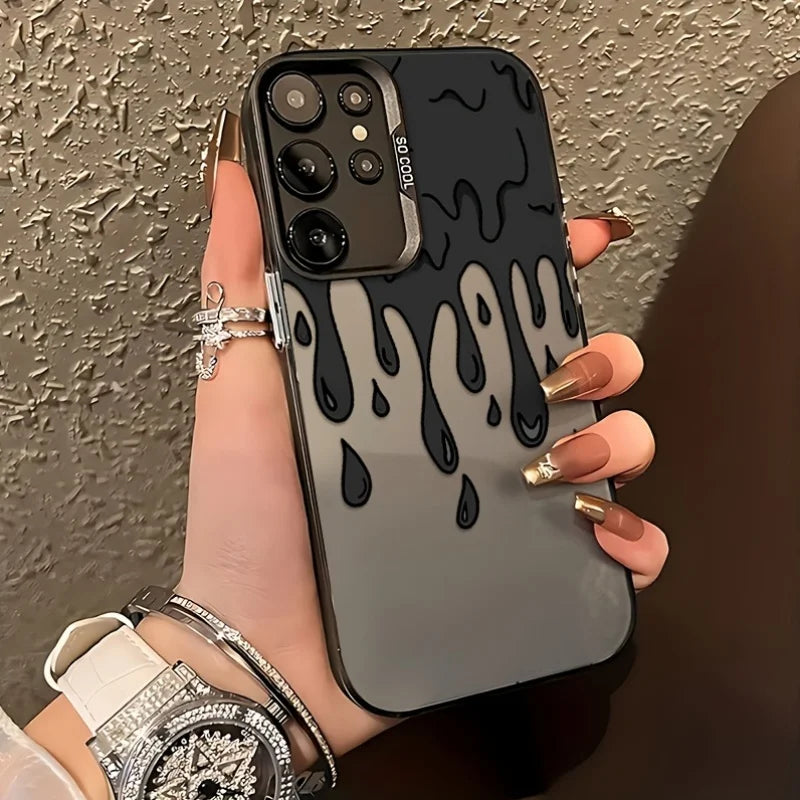 Love Heart Pattern Hard Case For Samsung S25 Ultra S23 FE S22 S24 A55 5G A56 A54 A24 A53 A52S A36 A35 A34 A25 A16 A15 Case Cover