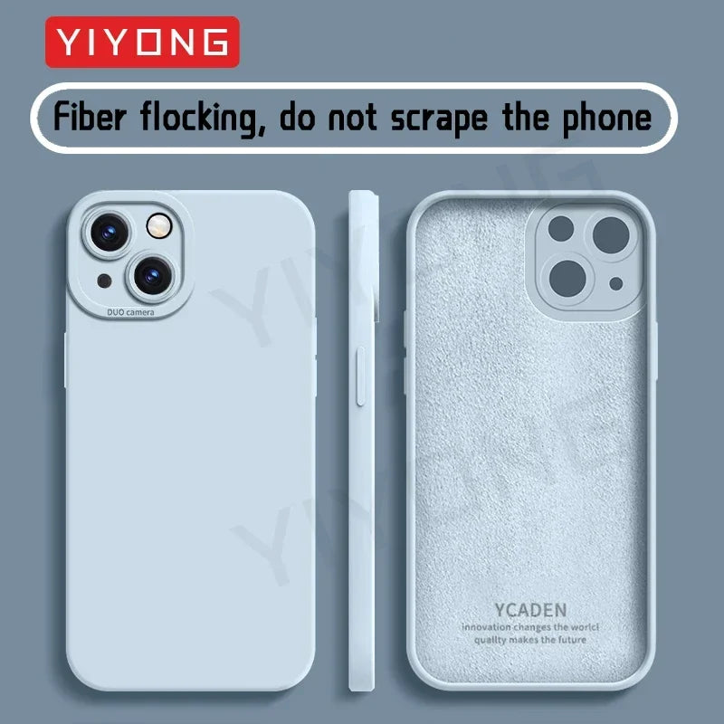 For OPPO A79 5G Case YIYONG Original Soft Liquid Silicone Cover For OPPO A79 OPPOA79 Shockproof Phone Cases