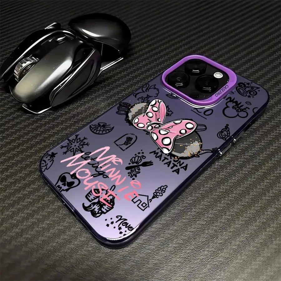 Fashion Mickey Minnie Mouse Phone Case For Xiaomi Redmi 14C 13C 12C 13 12 10 A1 A2 A3 A5 9T 9A K60 K40 4G 5G Anti Back Cover