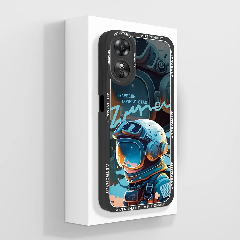 Phone Case For Oppo A17 A17K K 4G Pretty Flowers Smooth Liquid Silicone Back Cover For OppoA17K Oppo A 17 K Fundas Shell Coque