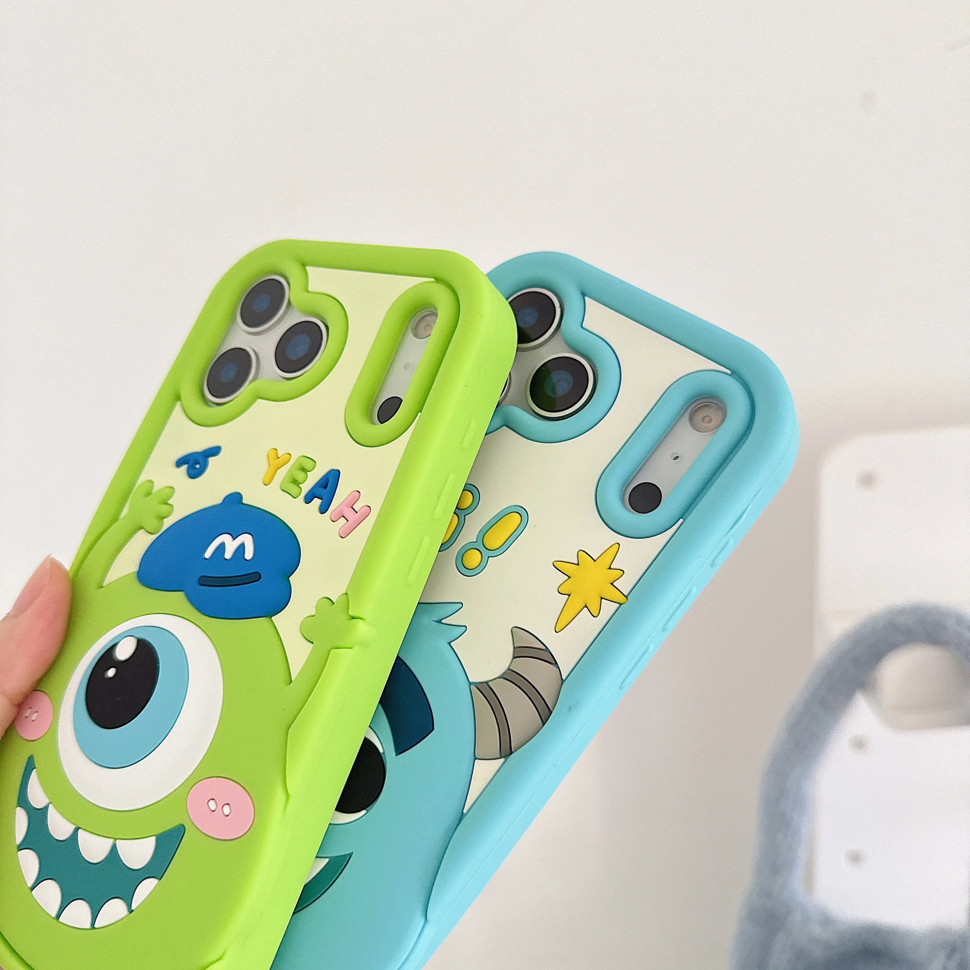 Funny Monsters Mike Sulley Phone Case For iPhone 17 16 15 14 13 12 11 Pro Max X XS 6 7 8 Plus Soft Silicone Cartoon Back Cover